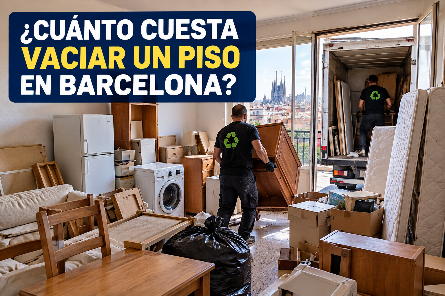 ¿Cuánto cuesta vaciar un piso en Barcelona? Precios y factores