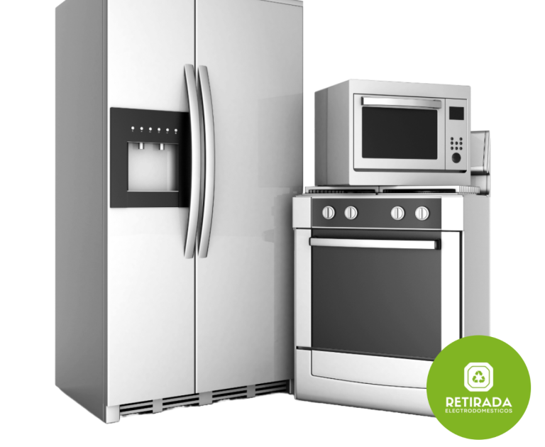 recogida y retirada de electrodomésticos en Barcelona como horno lavadora lavavajillas neveras 